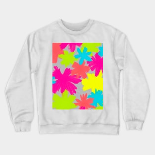 Neon flowers Crewneck Sweatshirt